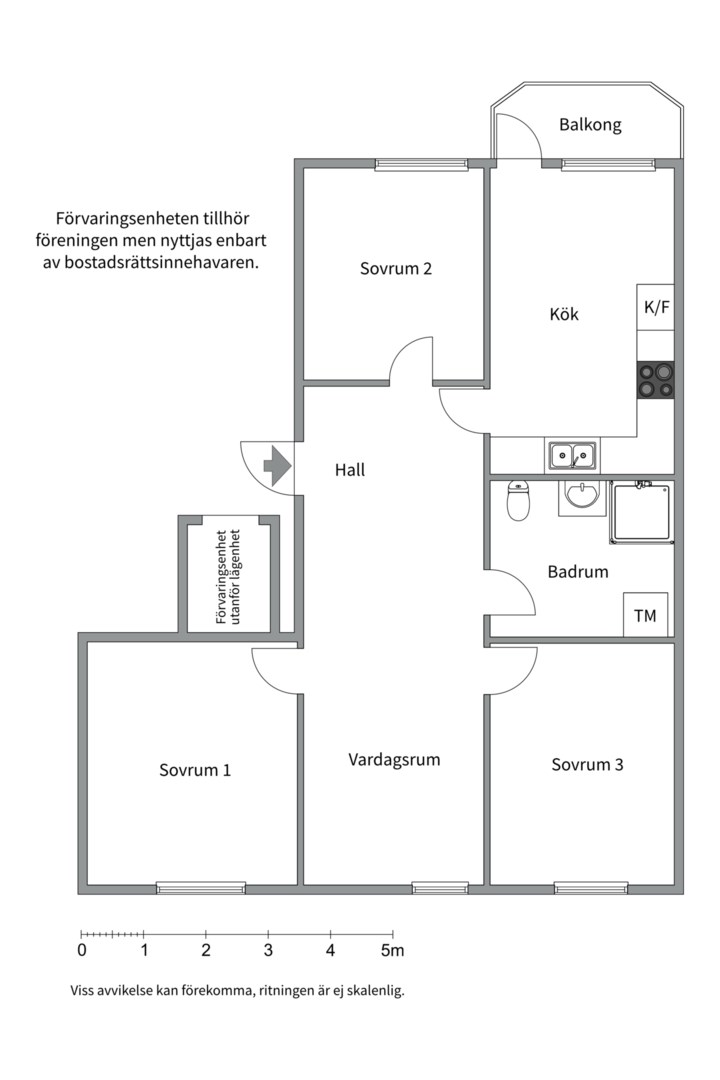 Planlösning från Terapivägen 10D, 4tr, Såld i Centralt, Huddinge