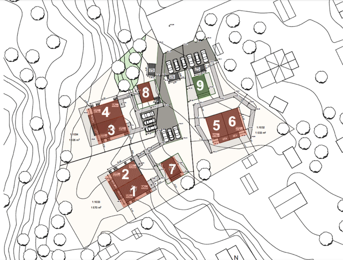 Bostadsbild från Ripvägen 2G, Kommande i Lännersta, Nacka