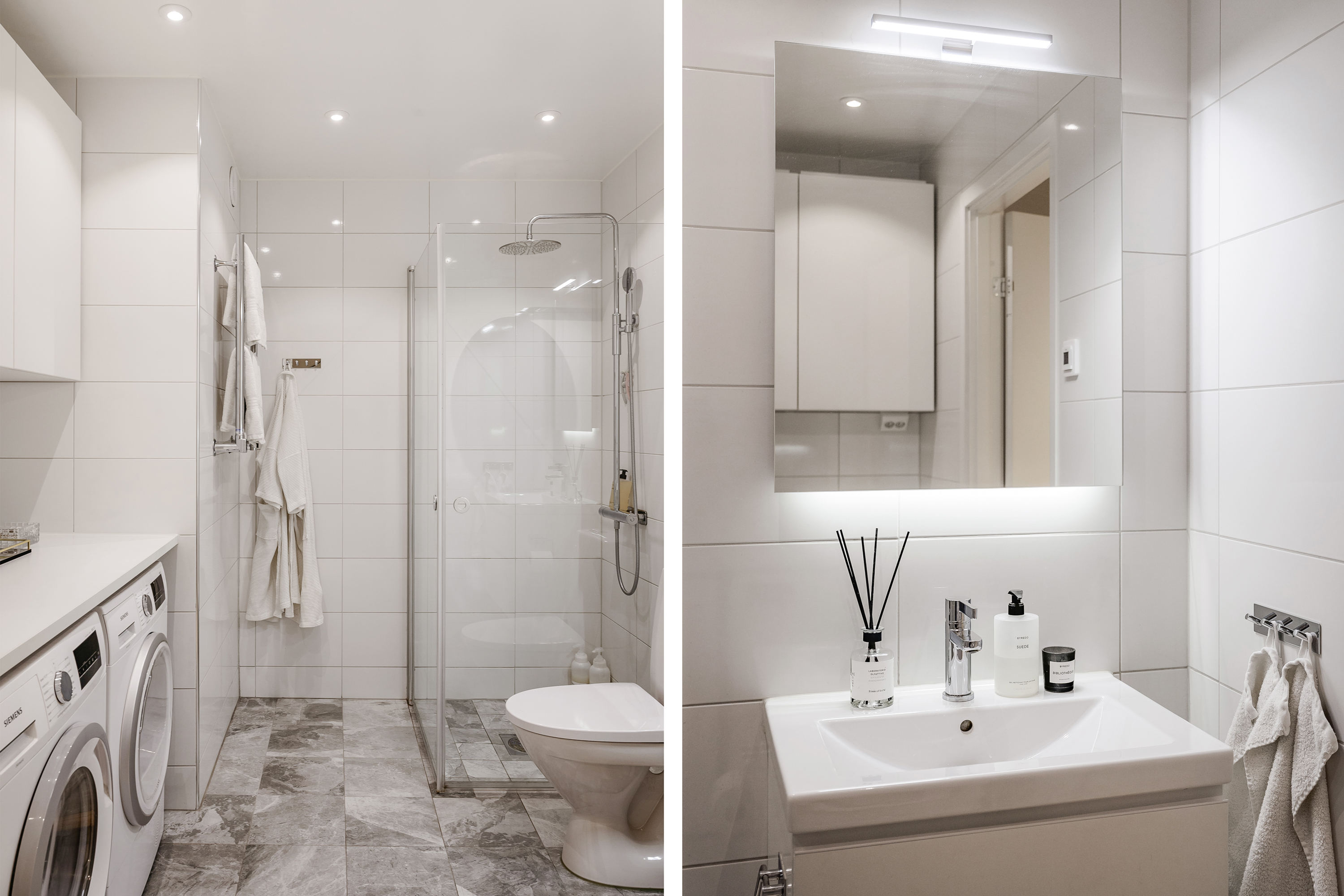 Tacksamma ytor för klädvård och förvaring.