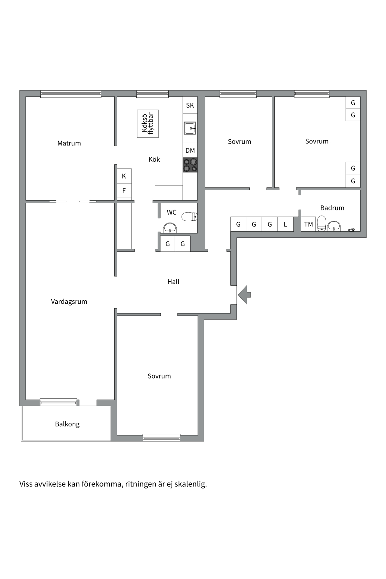 Bostadsbild från Sysslomansgatan 20B, Såld i Främre Luthagen, Uppsala