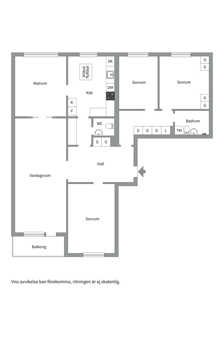 Bostadsbild från Sysslomansgatan 20B, Såld i Främre Luthagen, Uppsala