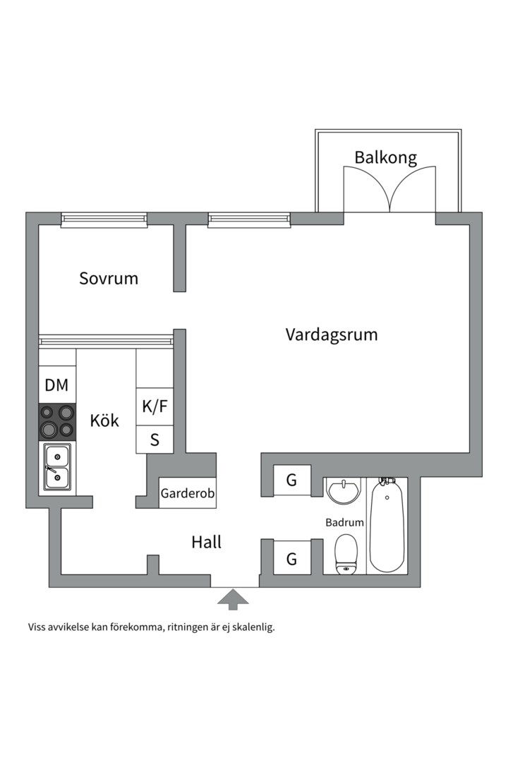Planlösning från Rålambsvägen 69, Såld i Kungsholmen - Fredhäll, Stockholm