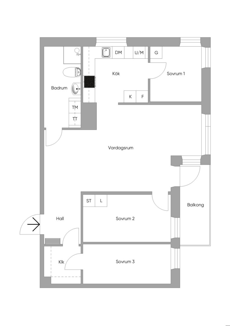 Alternativ planlösning