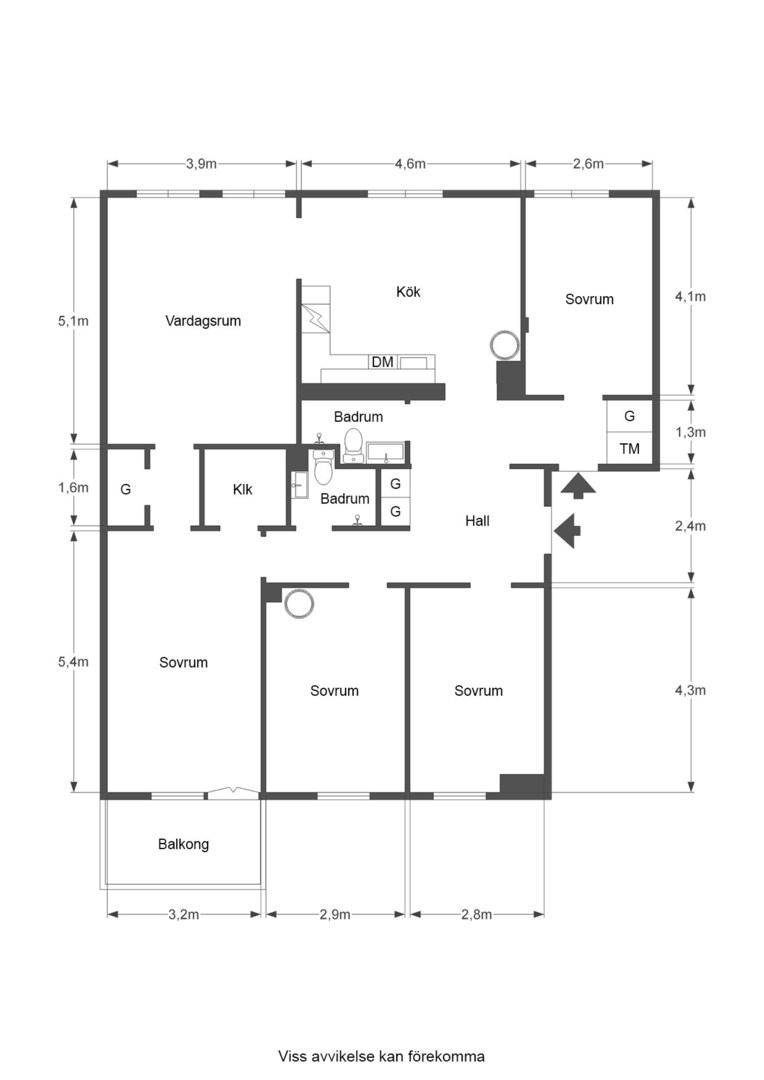 Planlösning från Surbrunnsgatan 3, Såld i Vasastan/Östermalm, Stockholm