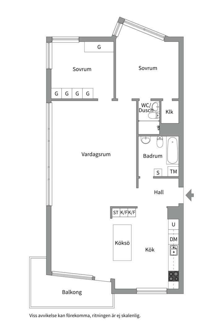 Planlösning från Fabrikörvägen 18, Såld i Nacka Strand, Nacka
