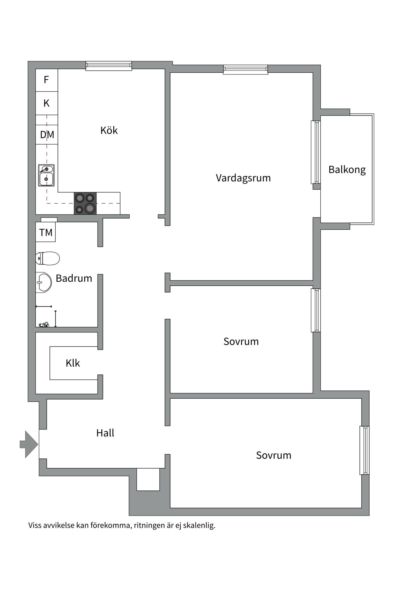 Bostadsbild från Linnégatan 19, Såld i Centrum, Uppsala