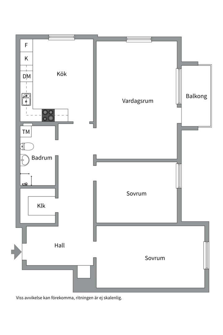 Bostadsbild från Linnégatan 19, Såld i Centrum, Uppsala