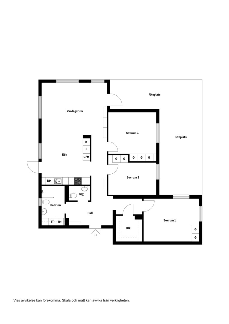Planlösning från Publikvägen 1, Såld i Gustavsberg - Farstadal, Värmdö