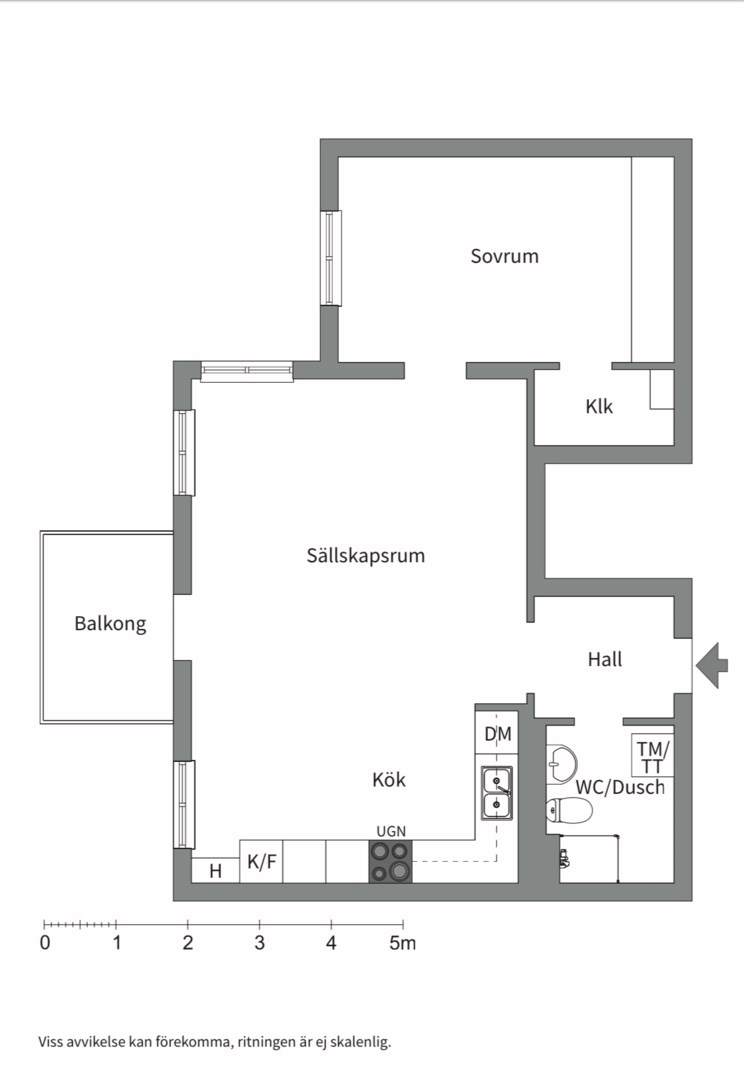 Planlösning från Birger Jarlsgatan 80, 4 tr, Såld i Östermalm, Stockholm