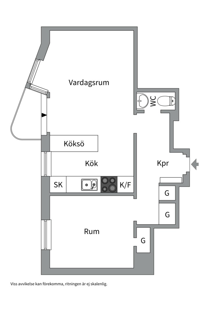 Bostadsbild från Västra ringvägen 21C, Såld i Centrum, Västerås