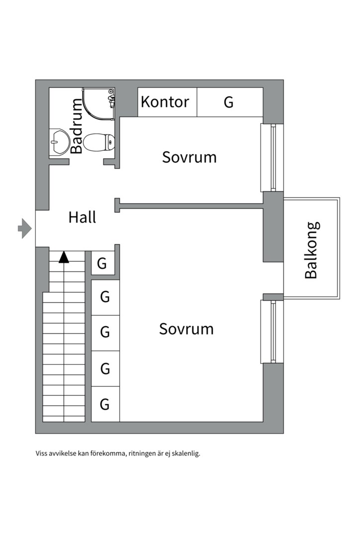Planlösning från Lidnersplan 16, 1 tr/etage, Såld i , Stockholm