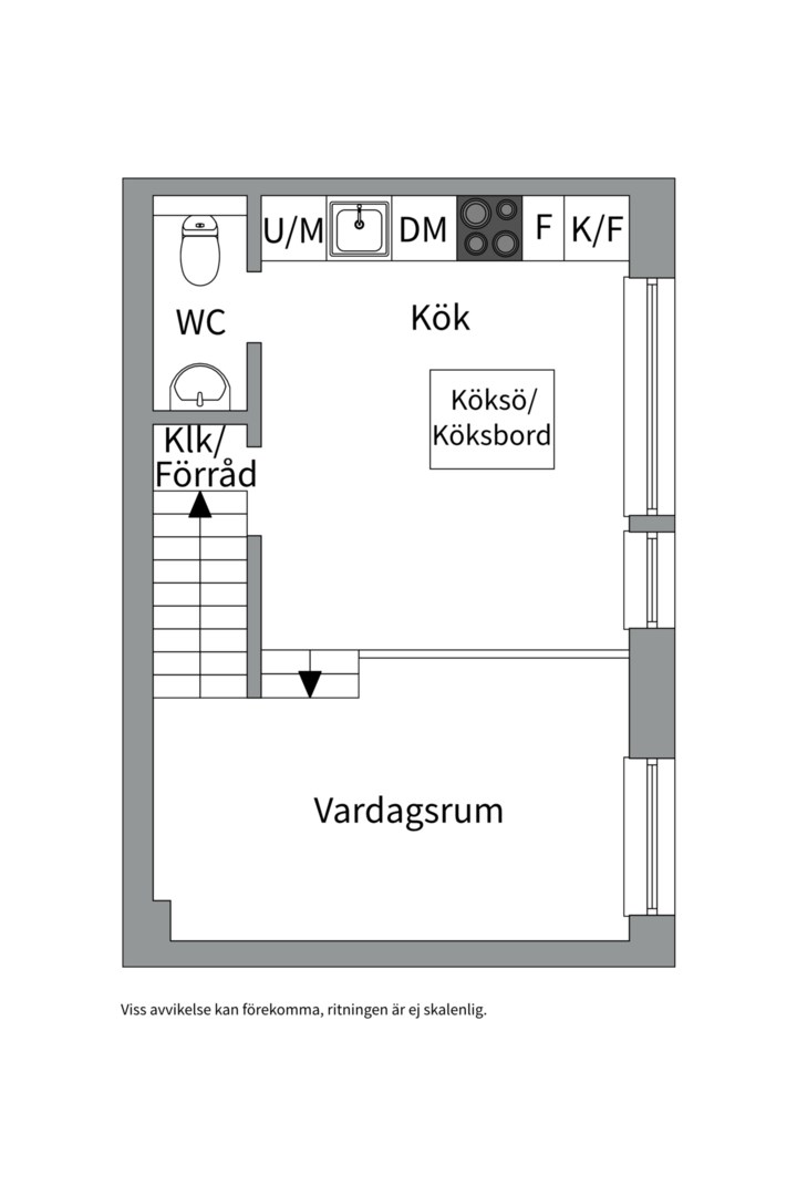 Planlösning från Lidnersplan 16, 1 tr/etage, Såld i , Stockholm
