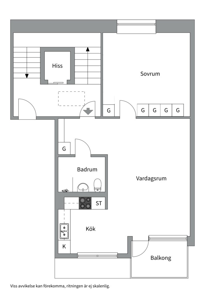 Planlösning från Syrenparken 3, 3tr, Såld i Saltsjöbaden, Nacka