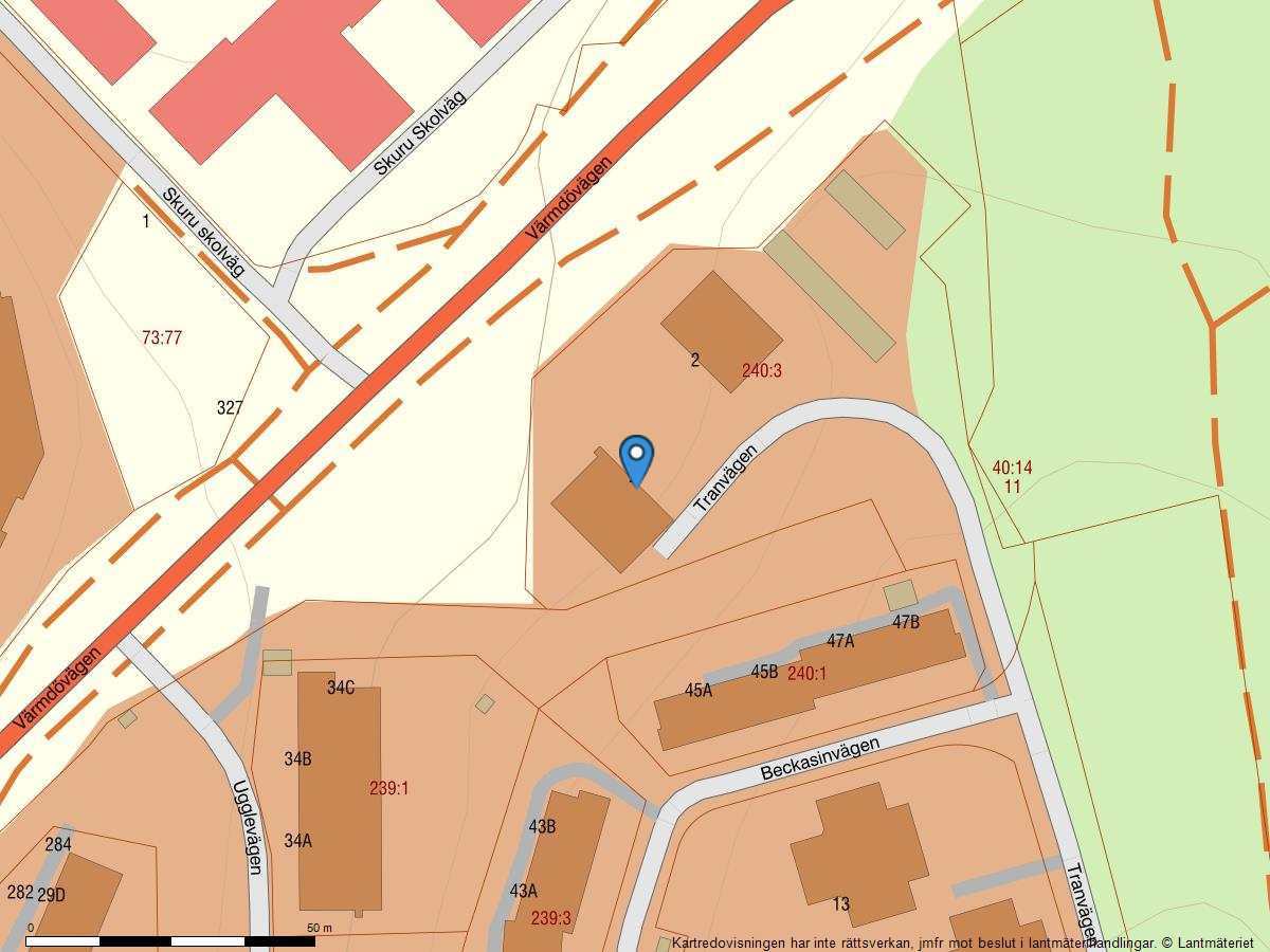 Bostadsbild från Tranvägen 4, 7tr, Såld i Saltängen, Nacka