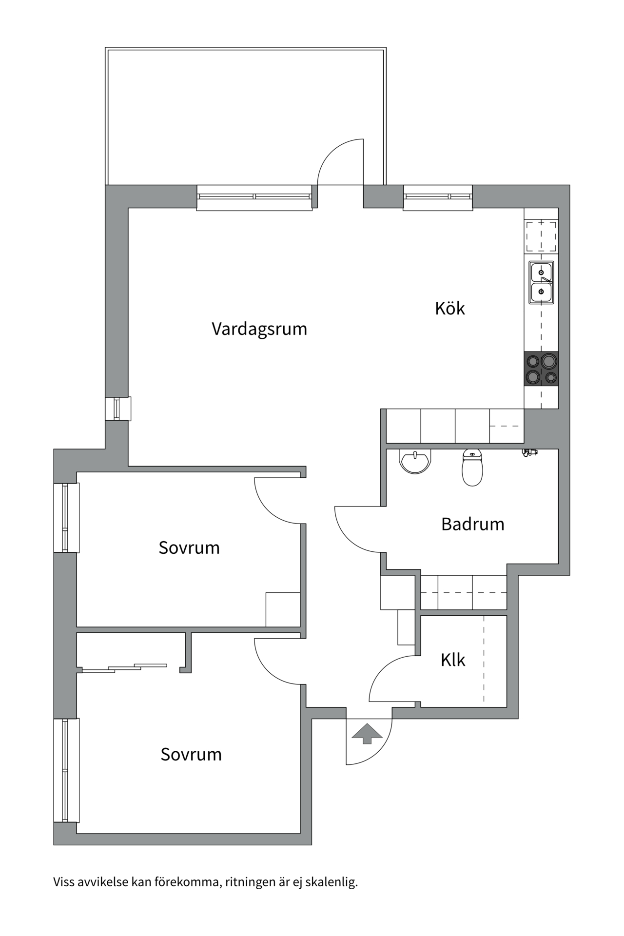 Bostadsbild från Ansgars gränd 6, Till salu i KVARTERET ANSGAR, Västerås