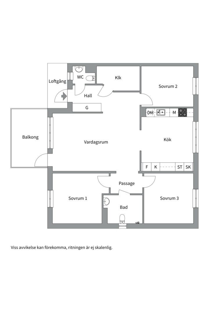 Planlösning från Herrhagsvägen 405, Kommande i Herrhagen, Uppsala