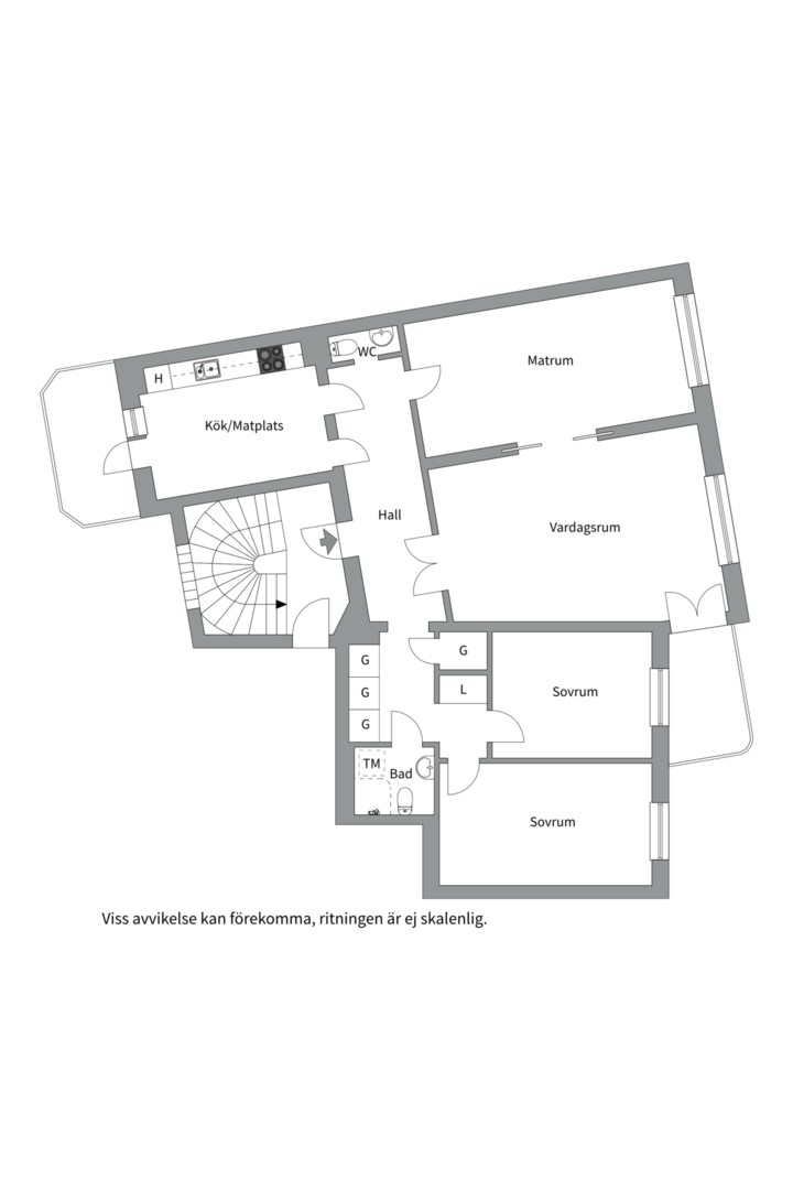 Bostadsbild från Norra Floragatan 23A, Såld i Oxbacken, Västerås