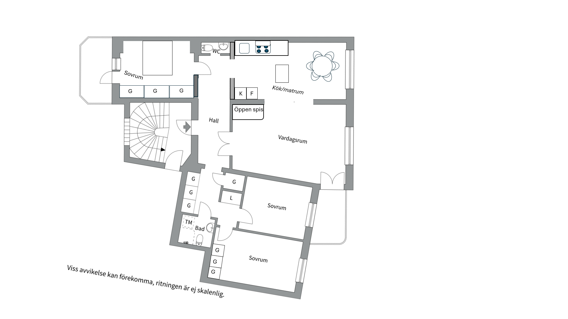 Bostadsbild från Norra Floragatan 23A, Såld i Oxbacken, Västerås