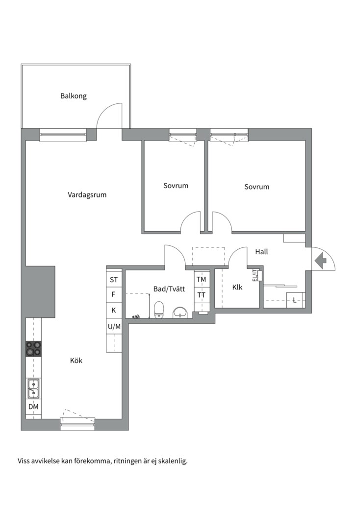 Bostadsbild från Södra Ringvägen 2F, Såld i Östermalm, Västerås