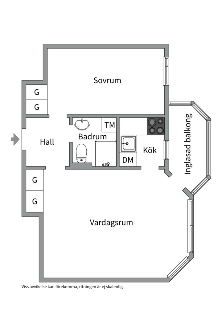 Planlösning från Alphyddevägen 9, 12tr, Kommande i Alphyddan, Nacka