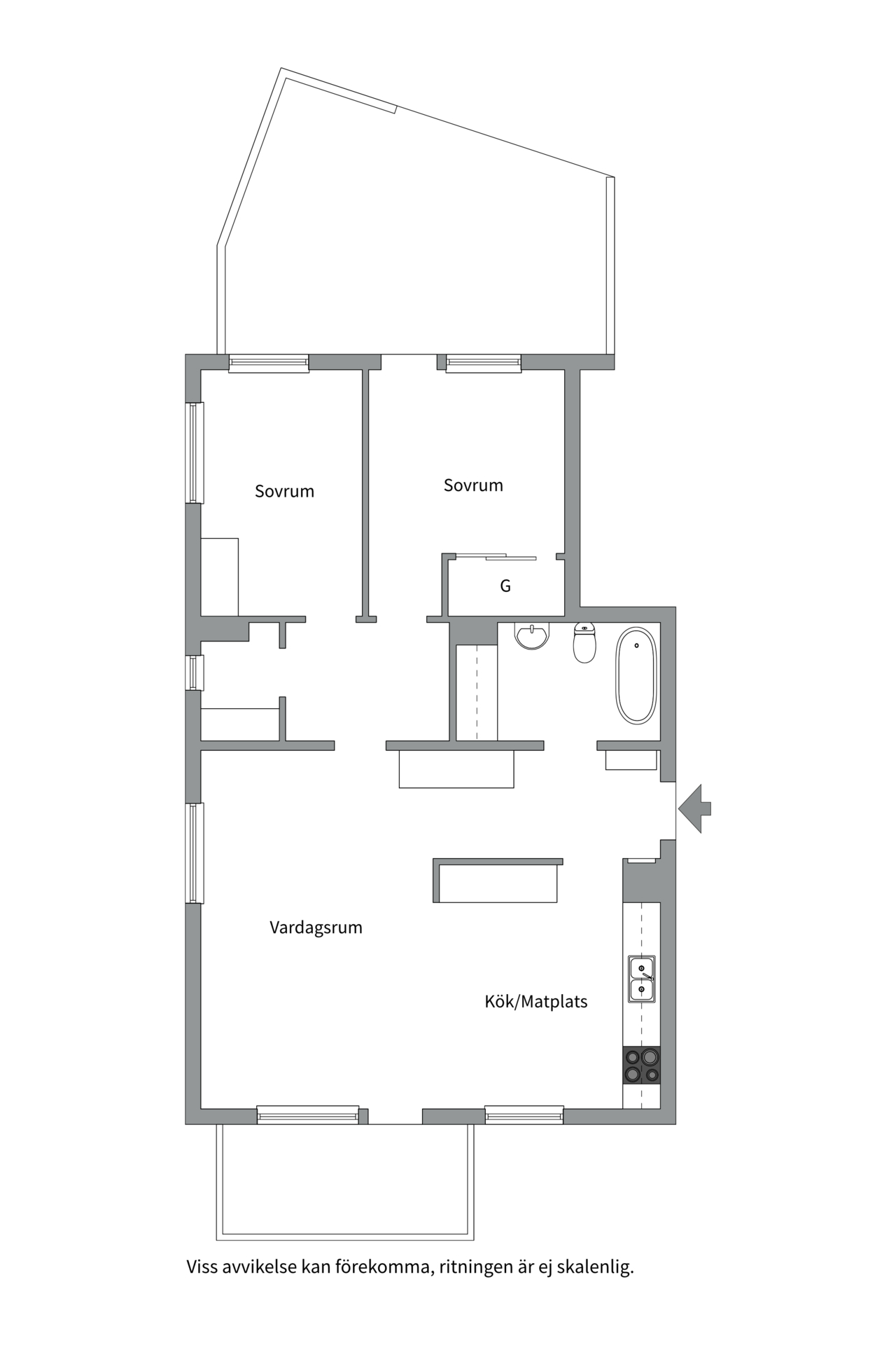 Bostadsbild från Godtemplarvägen 7, Såld i Tollare, Nacka