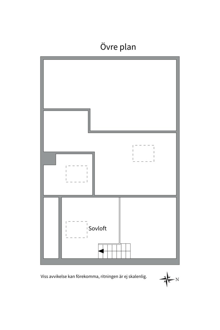 Planlösning från Stratusvägen 18, Såld i Fullerö, Uppsala