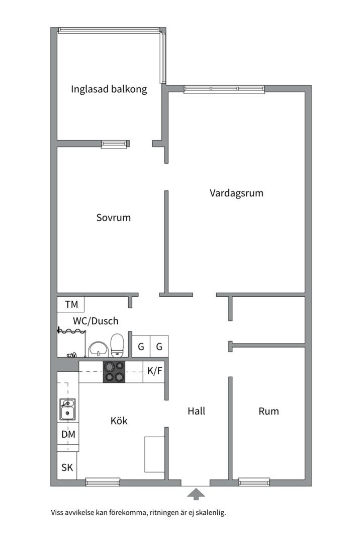 Bostadsbild från Flisavägen 38, Såld i Bjurhovda, Västerås