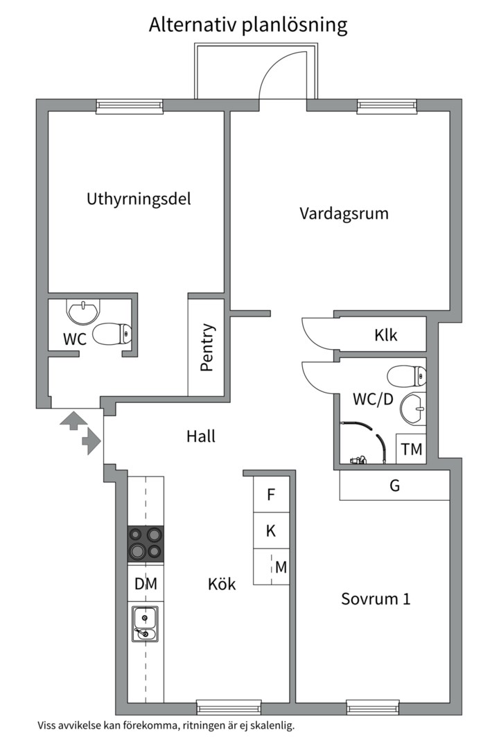 Bostadsbild från S:t Olofsgatan 64B, Såld i Höganäs, Uppsala