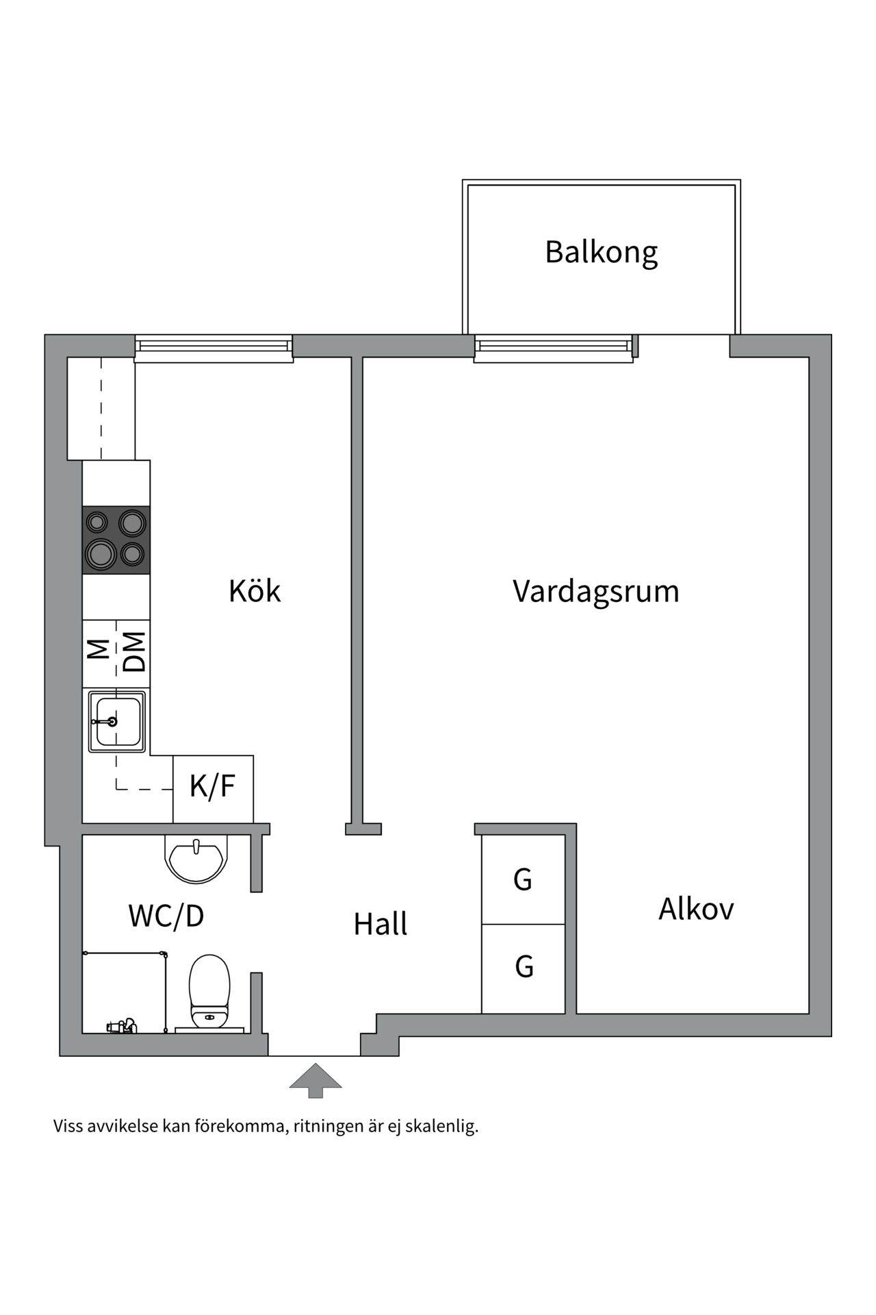Bostadsbild från Hjalmar Brantingsgatan 10 A, Såld i Fålhagen, Uppsala