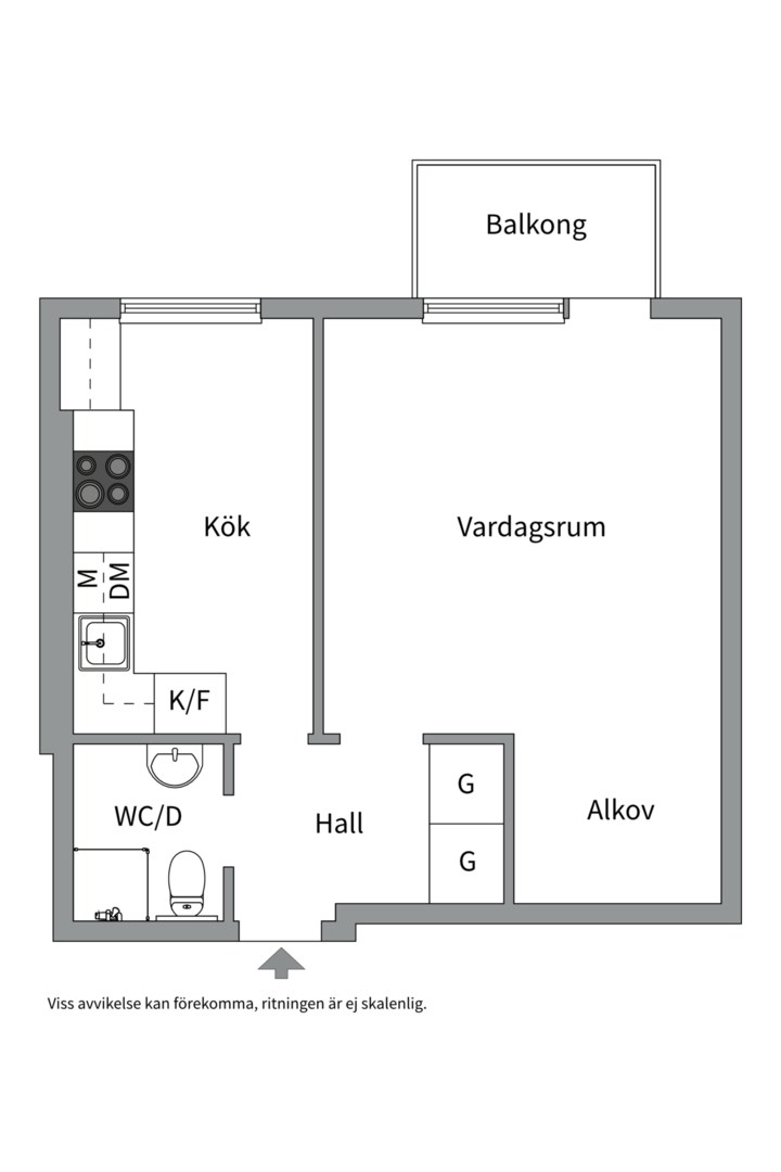 Bostadsbild från Hjalmar Brantingsgatan 10 A, Såld i Fålhagen, Uppsala