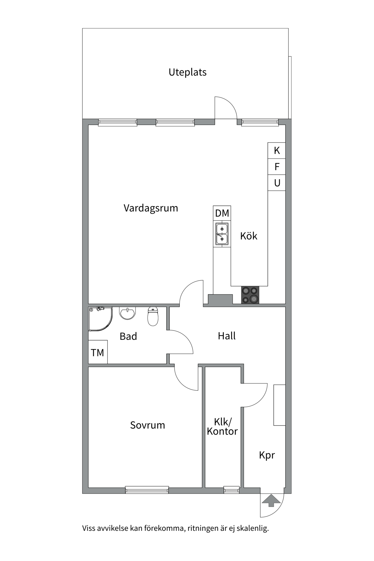 Bostadsbild från Knutsgatan 4A, Till salu i Centrum, Västerås