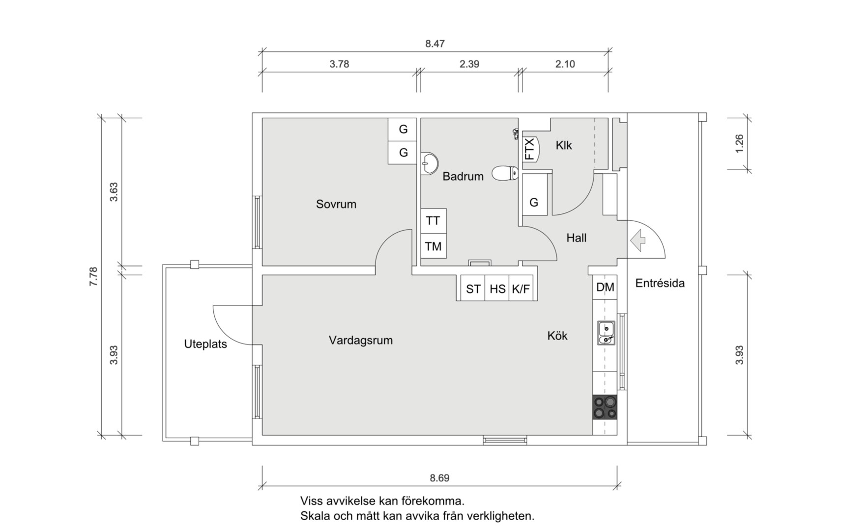 Planlösning från Fidravägen 33, Kommande i Saltsjöbaden, Nacka