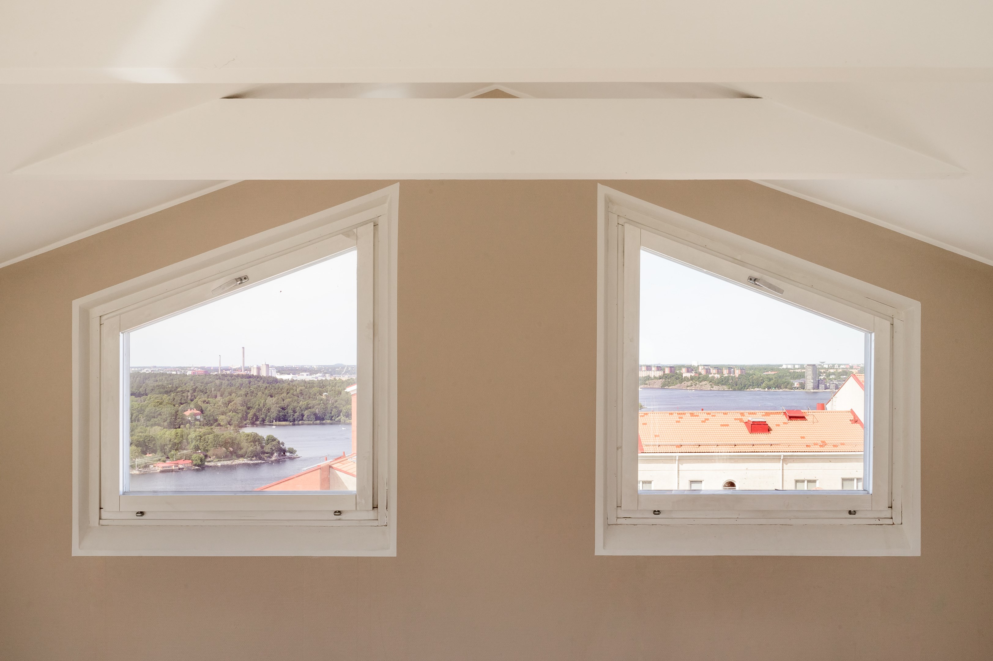 Utsikt mot Blockhusudden och Lidingö i norr.