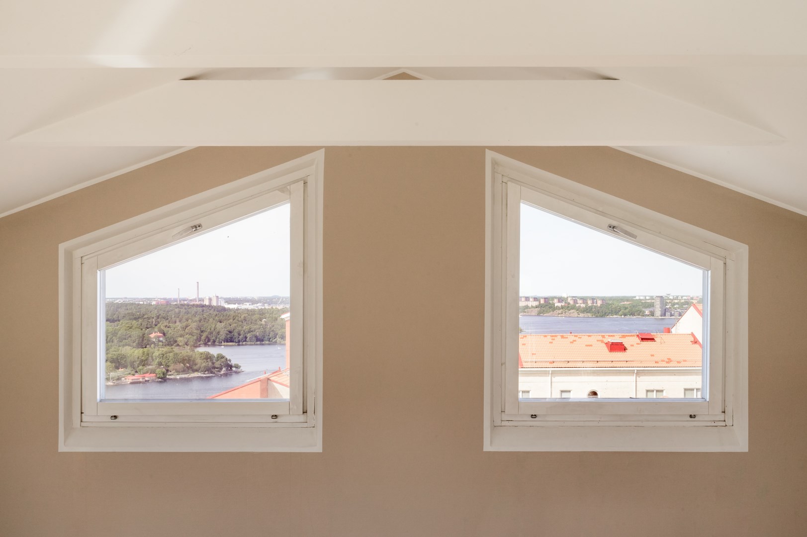 Utsikt mot Blockhusudden och Lidingö i norr.