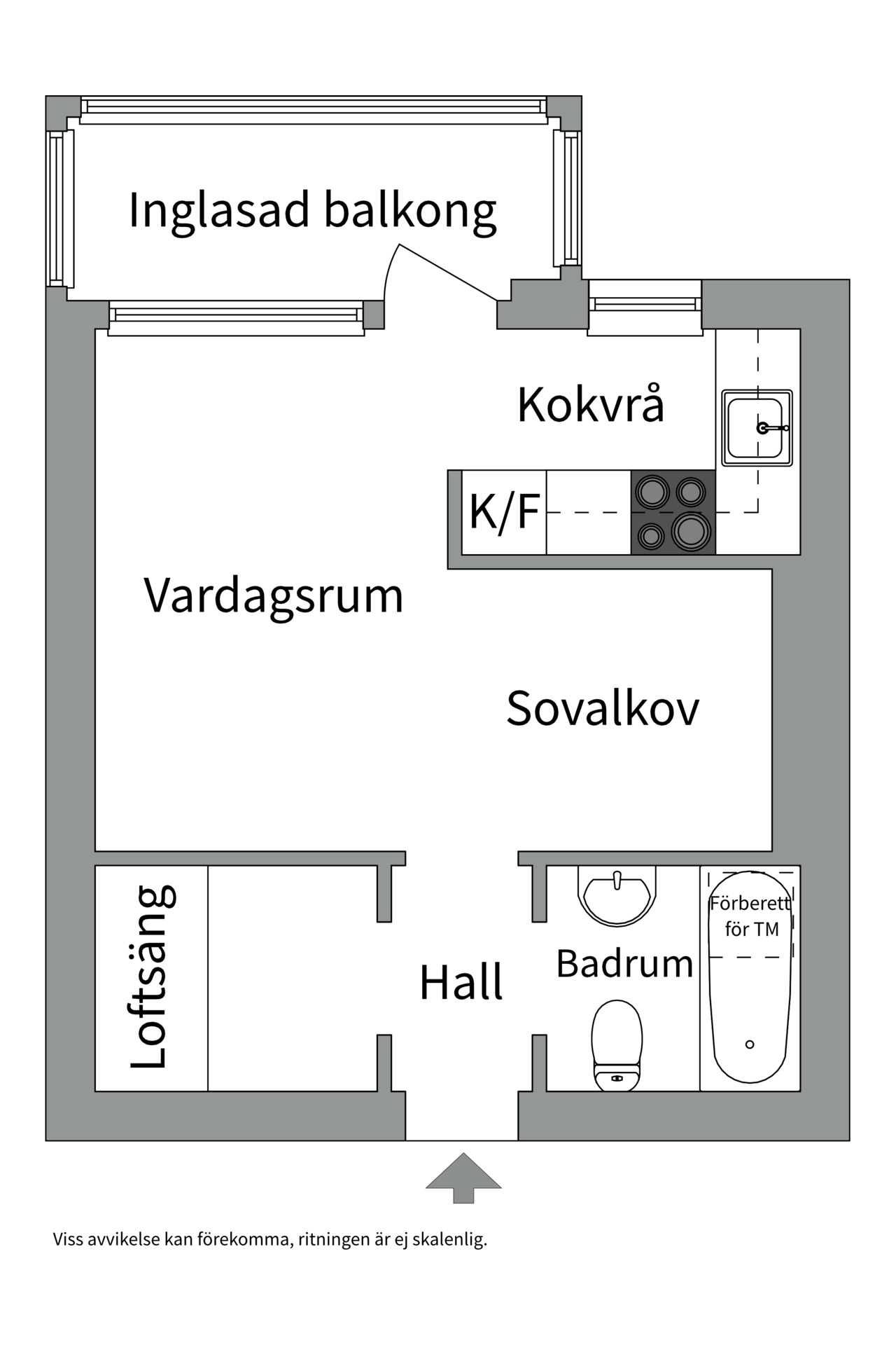 Bostadsbild från Gillevägen 3, 8tr, Kommande i Sickla, Nacka