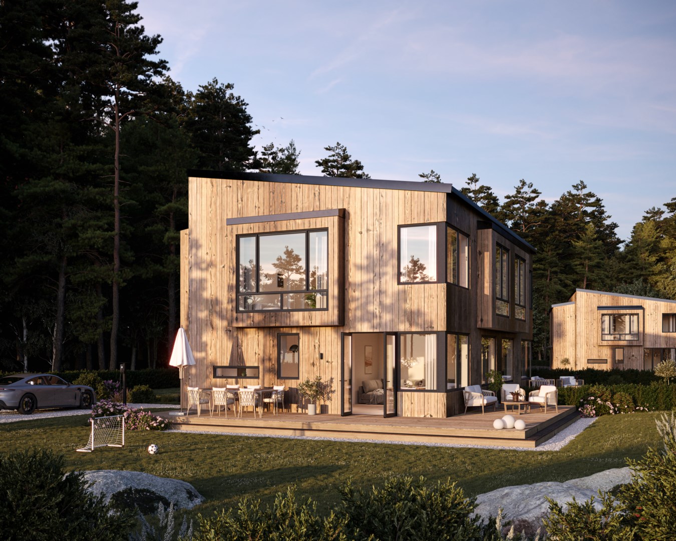 Bostadsbild från Åbroddsvägen 31D, parhus 6, Såld i Kummelnäs, Nacka