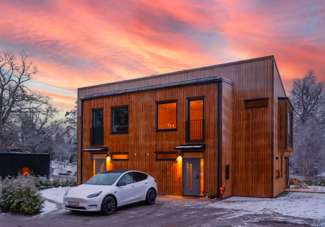 Bostadsbild från Åbroddsvägen 33C, parhus 4, Såld i Kummelnäs, Nacka