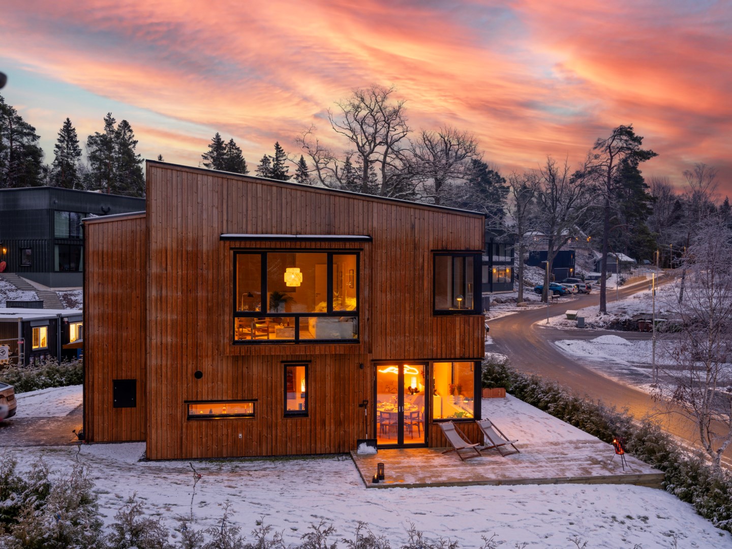 Bostadsbild från Åbroddsvägen 29B, parhus 16, Såld i Kummelnäs, Nacka