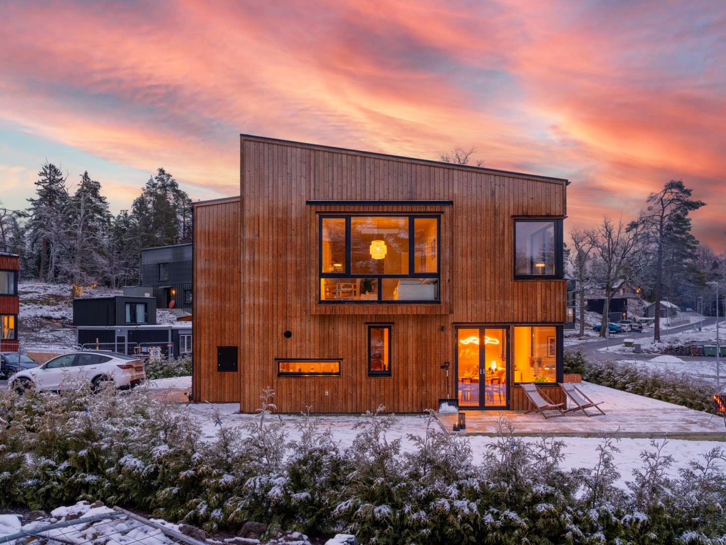 Bostadsbild från Åbroddsvägen 29E, parhus 14, Såld i Kummelnäs, Nacka