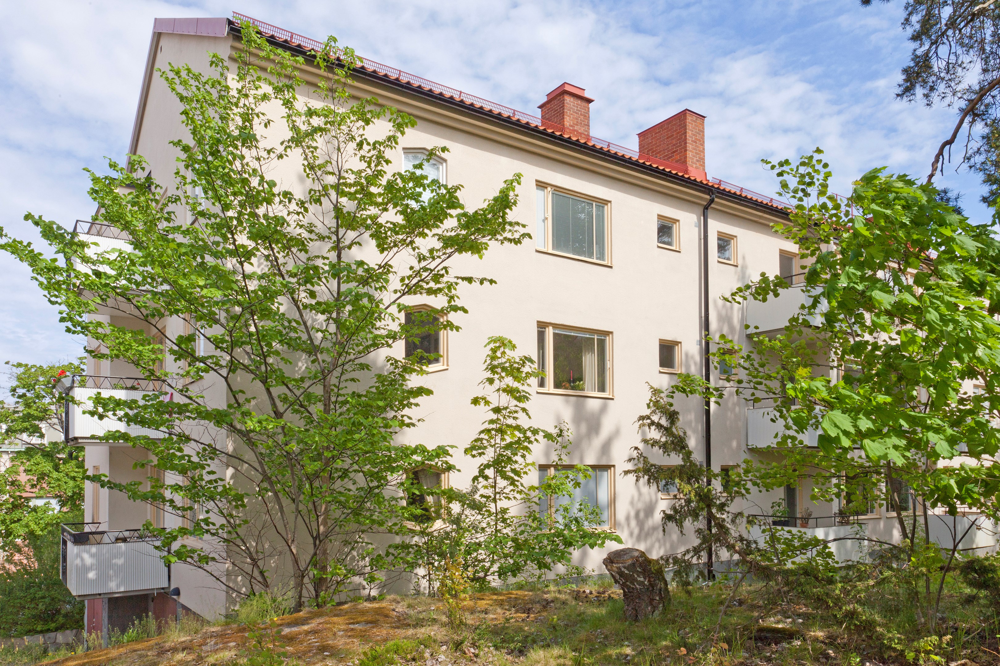 Bostadsbild från Fågelstavägen 5, 1 tr (vån 2), Såld i Bandhagen, Stockholm