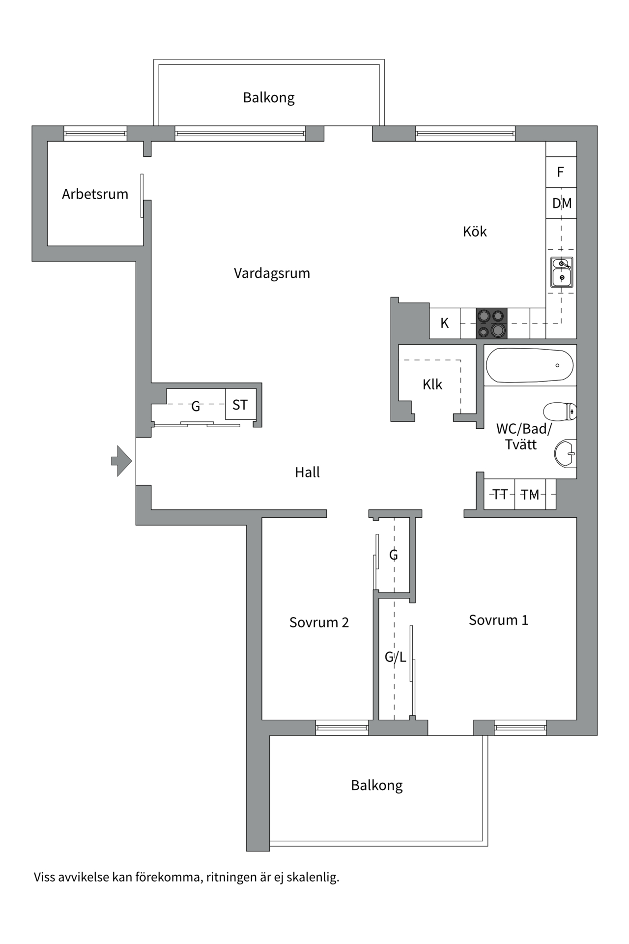 Bostadsbild från Muningatan 23, Såld i Kungsängen, Uppsala