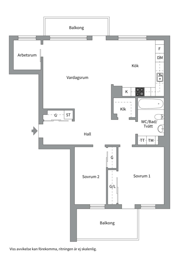 Bostadsbild från Muningatan 23, Såld i Kungsängen, Uppsala