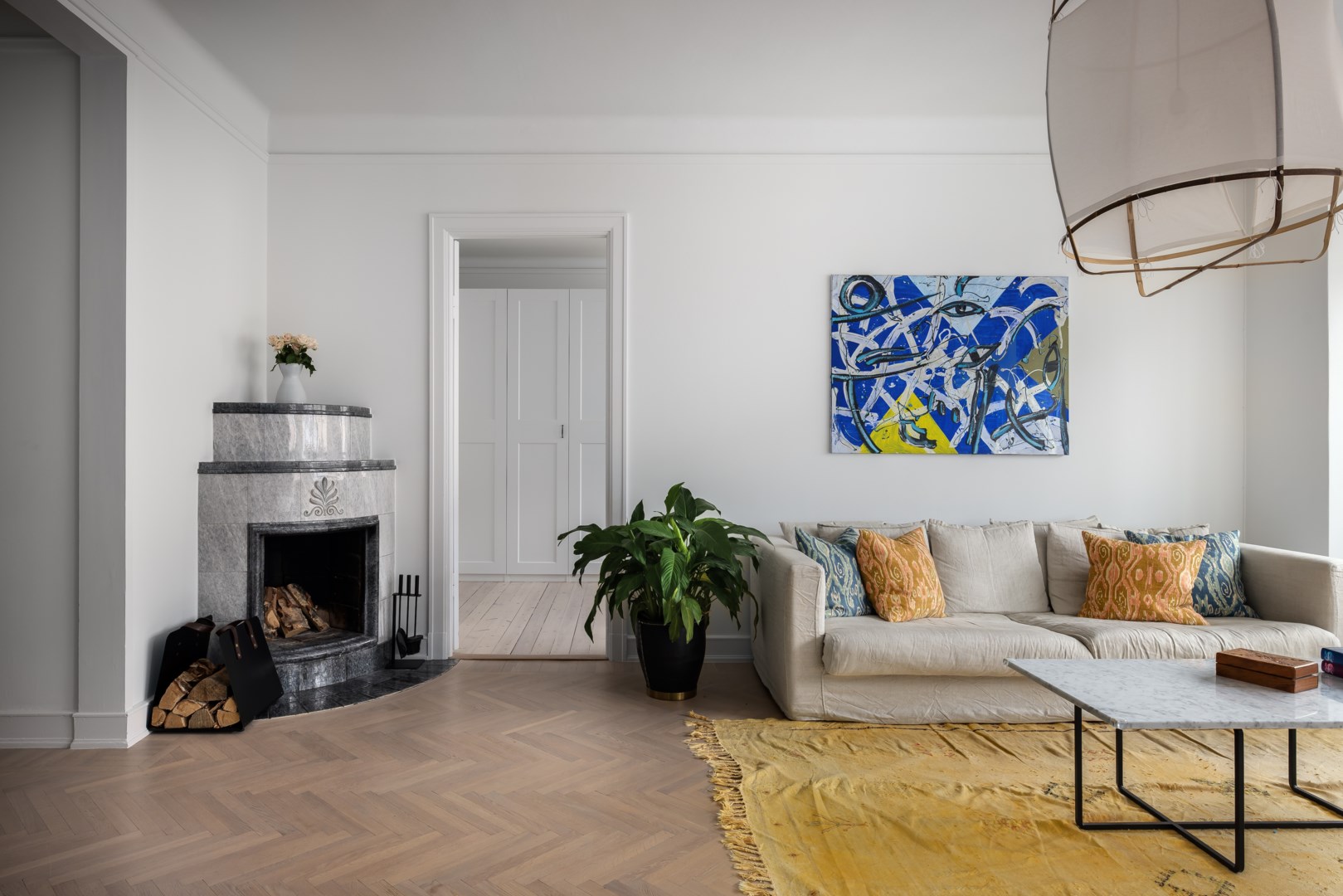 Bostadsbild från Hagagatan 4, Såld i Vasastan, Stockholm