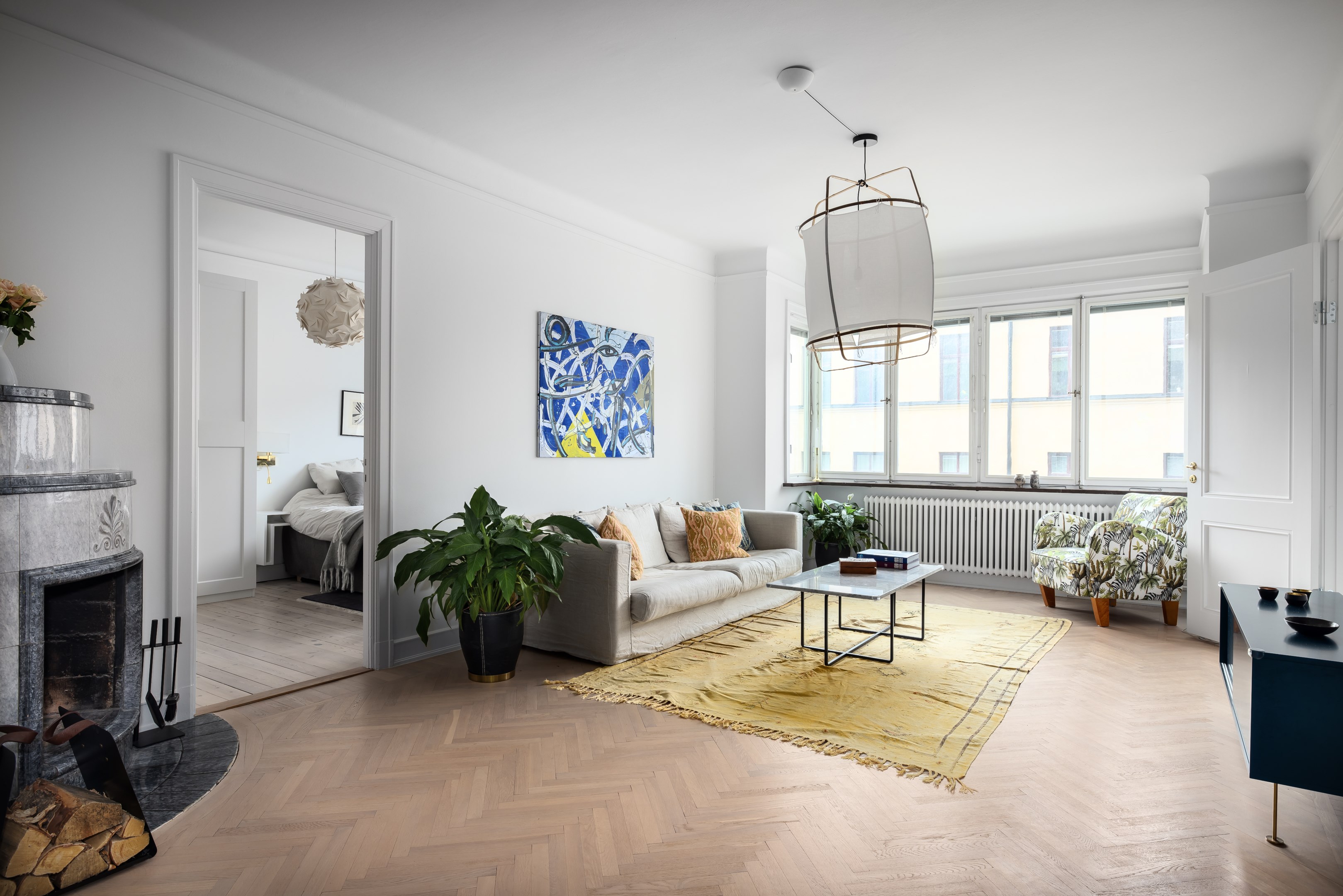 Bostadsbild från Hagagatan 4, Såld i Vasastan, Stockholm