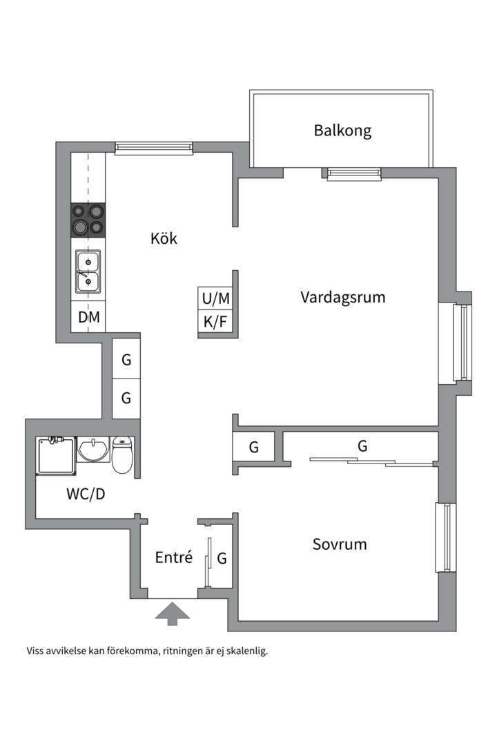 Planlösning från Finntorpsvägen 12, Kommande i Finntorp, Nacka