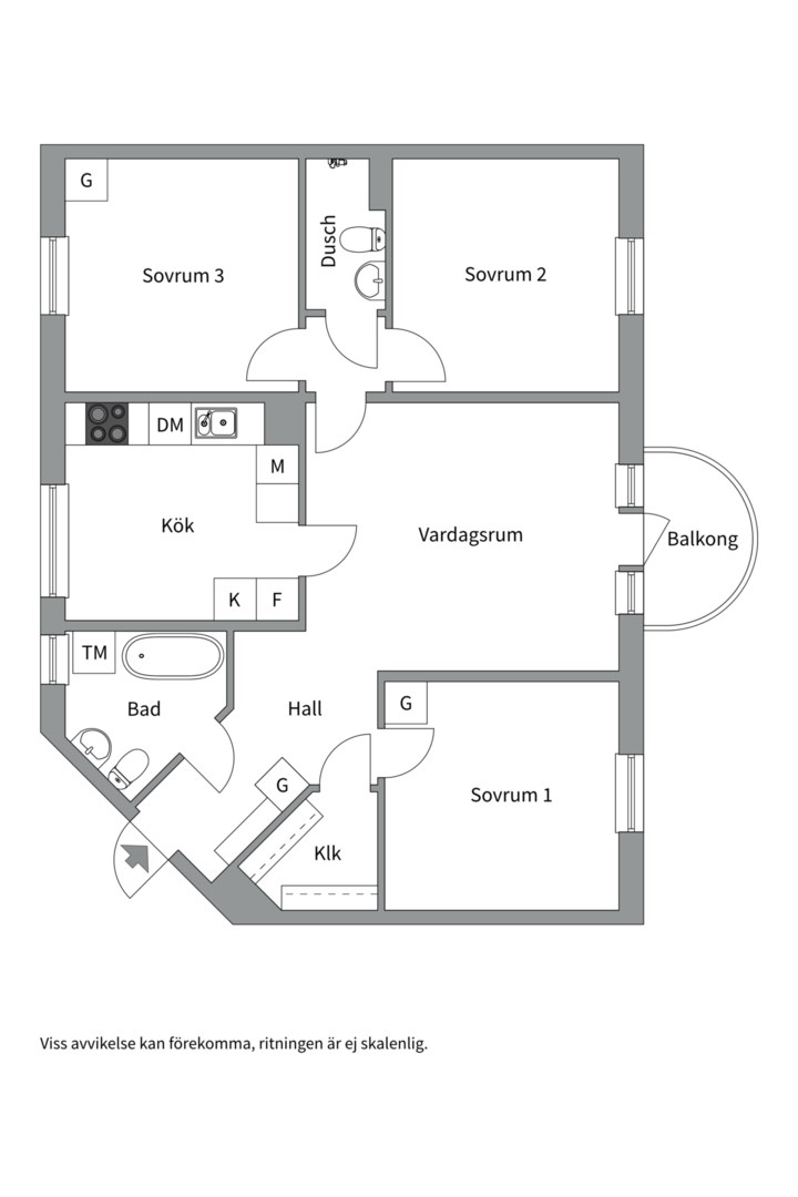 Planlösning från Tryffelvägen 47, Snart till salu i Norby, Uppsala