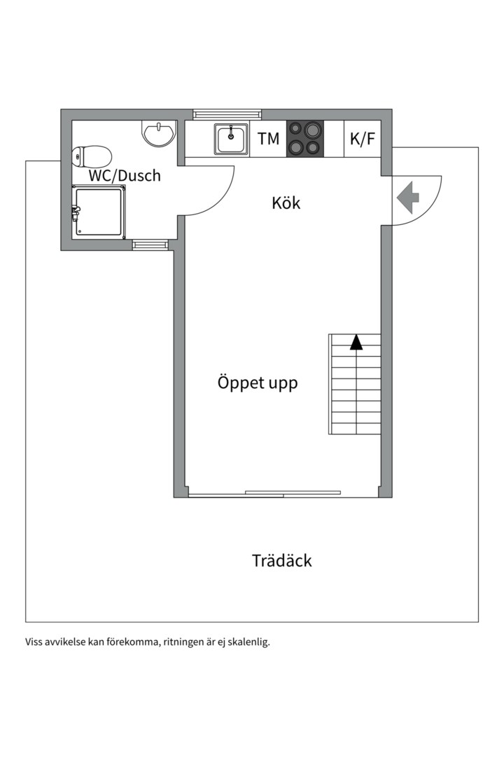 Planlösning från Torsby solängsväg 14F, Såld i , Värmdö