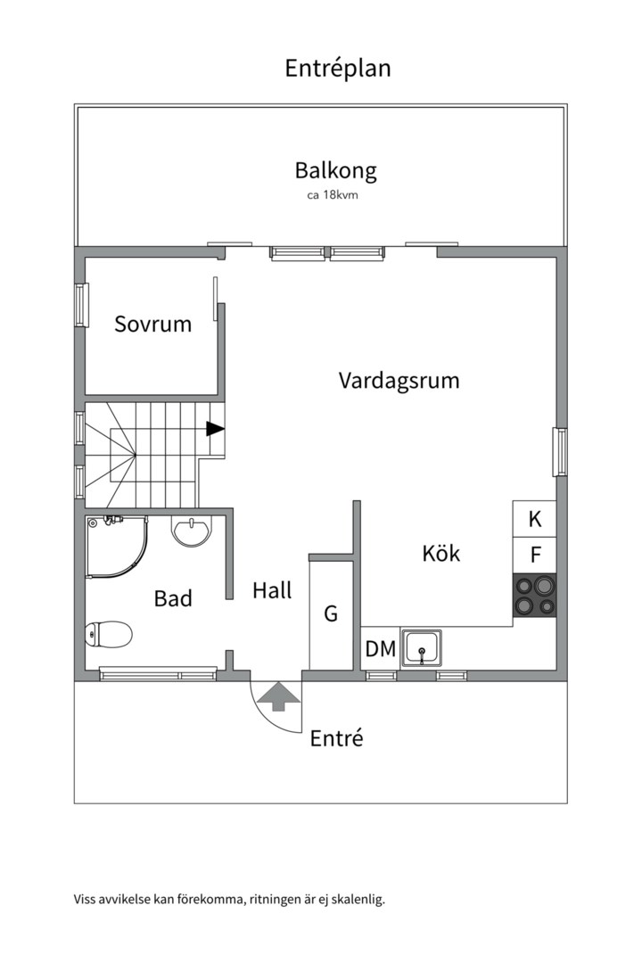 Planlösning från Fältspatsvägen 34B, Såld i Norra Lännersta, Nacka