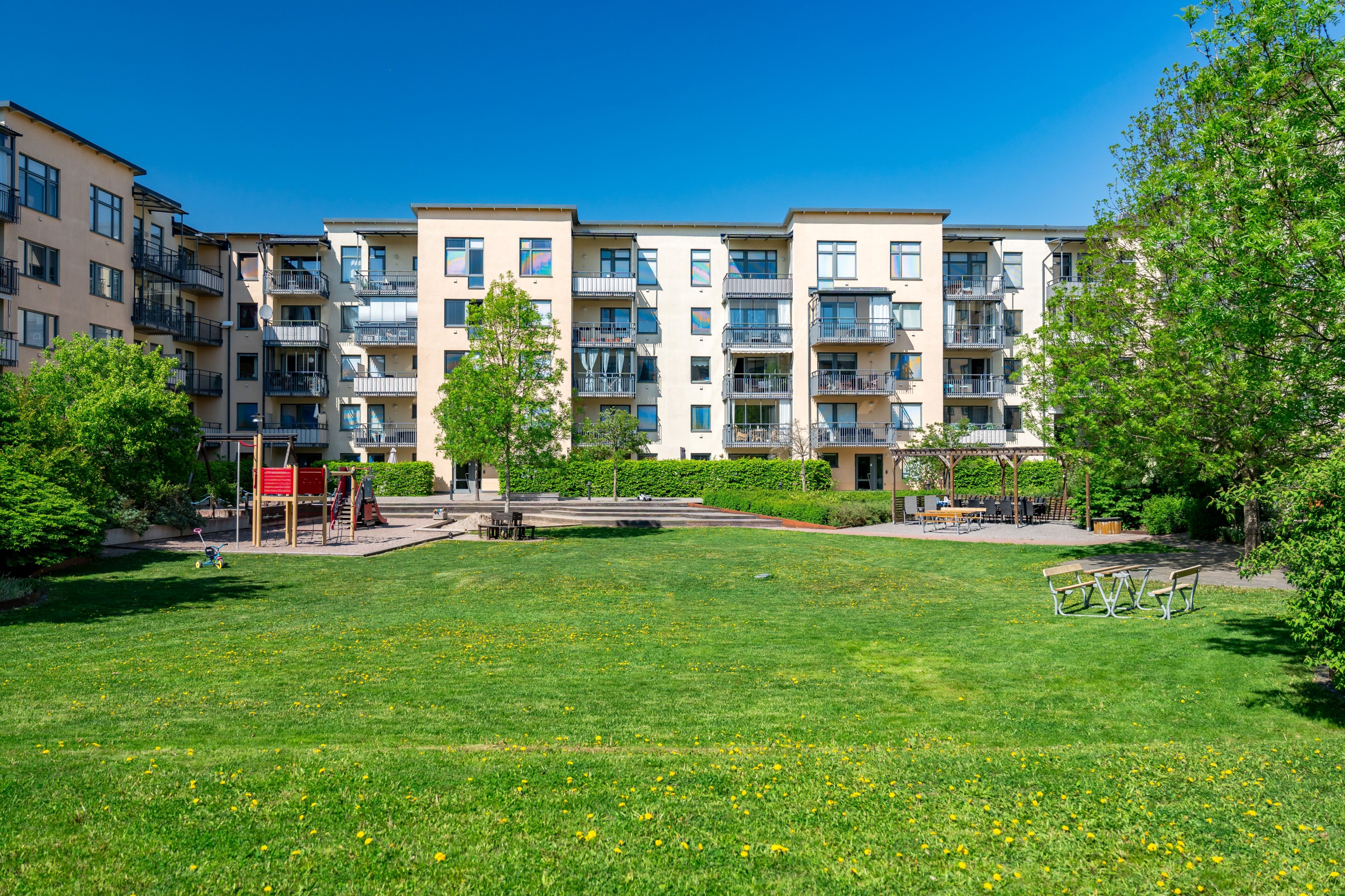 Bostadsbild från Kapellgatan 3, Kommande i Kapellgärdet, Uppsala