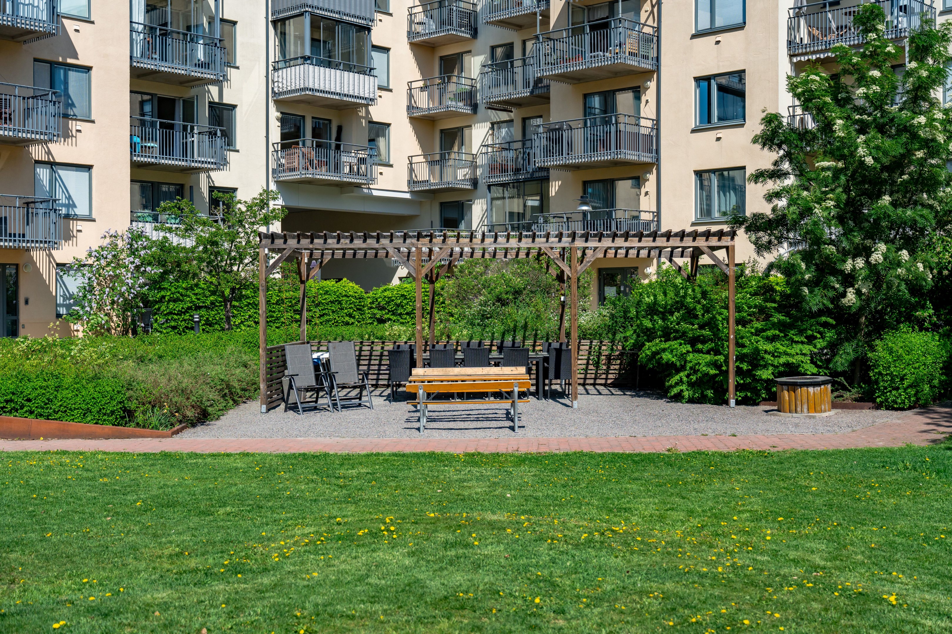 Bostadsbild från Kapellgatan 3, Kommande i Kapellgärdet, Uppsala